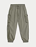 Pure Cotton Cargo Trousers (6-16 Yrs)