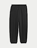 Cotton Blend Pique Joggers (6-16 Yrs)