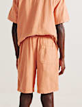 Linen Rich Shorts (6-16 Yrs)