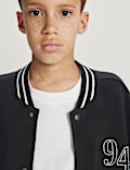 Cotton Rich Graphic Jersey Bomber Sweatshirt (6-16 Yrs)