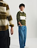 Cotton Rich Rugby Sweatshirt (6-16 Yrs)