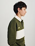 Cotton Rich Rugby Sweatshirt (6-16 Yrs)