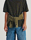 Pure Cotton Striped T-Shirt (6-16 Yrs)