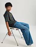 Pure Cotton Striped T-Shirt (6-16 Yrs)