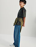 Pure Cotton Striped T-Shirt (6-16 Yrs)