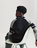 Knitted Bomber Style Cardigan (6-16 Yrs)