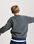 Pull uni en maille