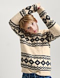 Jersey Fairisle de punto (6-16 a&ntilde;os)