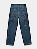 Pure Cotton Baggy Carpenter Jeans (6-16 Yrs)