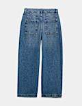 Relaxed Baggy Pure Cotton Jeans (6-16 Yrs)
