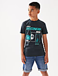 Pure Cotton Space T-Shirt (6-16 Yrs)