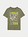 Camiseta 100% algodón con gráfico de gaming (6-16&nbsp;años)