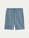 Cotton Rich Elasticated Waist Shorts (6-16 Yrs)