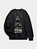 Cotton Rich Graphic Sweatshirt (6-16 Yrs)