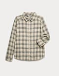 Pure Cotton Checked Shirt (6-16 Yrs)