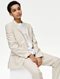 Suit Jacket with Linen (6-16 Yrs)