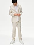 Suit Jacket with Linen (6-16 Yrs)