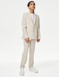 Suit Trousers with Linen (2-16 Yrs)