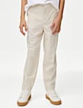Suit Trousers with Linen (2-16 Yrs)