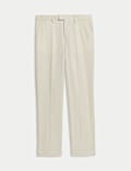 Suit Trousers with Linen (2-16 Yrs)