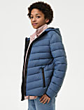 Abrigo con capucha acolchado ligero con Stormwear™ (6-16 años)