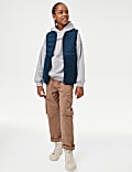 Borg Quilted Gilet (6-16 Yrs)