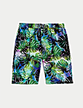 Leaf Print Board Swim Short (2-16 Yrs)