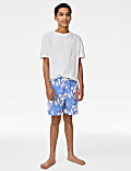 Short de bain à motif fleuri (du&nbsp;6 au 16&nbsp;ans)