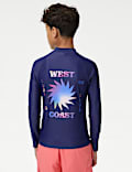 Graphic Long Sleeve Rash Vest (2-16 Yrs)