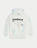 Hoodie mit hohem Baumwollanteil, Pokémon™-Motiv und Tie-Dye-Muster (6–16 J.)