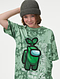 Among Us™ Pure Cotton Tie Dye T-Shirt (6-16 Yrs)