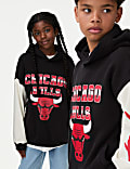 Sweat en coton à capuche et motif NBA Chicago Bulls (du 6 au 16&nbsp;ans)