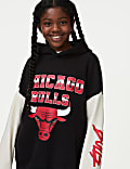 Sweat en coton à capuche et motif NBA Chicago Bulls (du 6 au 16&nbsp;ans)