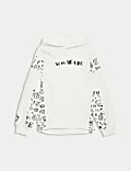 Cotton Rich Slogan Hoodie (6-16 Yrs)