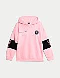 Sweat à capuche de football en coton Inter Miami™ (du 6&nbsp;au 16&nbsp;ans)