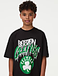 NBA Pure Cotton Boston Celtics T-Shirt (6-16 Yrs)