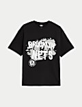 T-shirt 100&nbsp;% coton à motif NBA Brooklyn Nets (du 6 au 16&nbsp;ans)