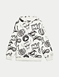 NBA Cotton Rich Printed Hoodie (6-16 Yrs)