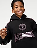 Sweat en coton à capuche et motif Inter Miami (du 2&nbsp;au 16&nbsp;ans)