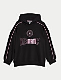 Sweat en coton à capuche et motif Inter Miami (du 2&nbsp;au 16&nbsp;ans)