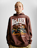 Sweat en coton à capuche et motif McLaren F1 Team (du 6 au 16 ans)