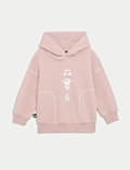 Kapuzenpullover mit hohem Baumwollanteil und „The Doodle Boy“-Lettering (4–16 J.)