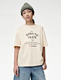 T-shirt 100&nbsp;% coton Airwalk™ à motif graphique skate (du 6&nbsp;au 16&nbsp;ans)