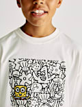 T-shirt met Doodle Boy™ x SpongeBob SquarePants™-graphic (2-16 jaar)