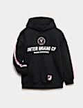 Sweat en coton à capuche et motif graphique Inter Miami (du 6 au 16 ans)