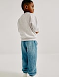 Cotton Rich Embroidered Sweatshirt (2-8 Yrs)