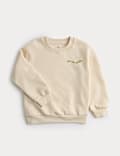 Cotton Rich Graphic Sweatshirt (2-8 Yrs)