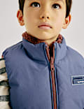 Borg Lined Padded Gilet (2-8 Yrs)