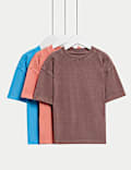 3pk Pure Cotton T-Shirts (2-8 Yrs)