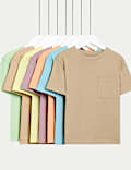 7pk Pure Cotton T-Shirts (2-8 Yrs)